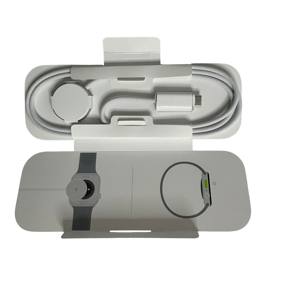 Apple Watch Magnetic Fast Charger to USB-C Cable Braided 1m White 602-08576-A